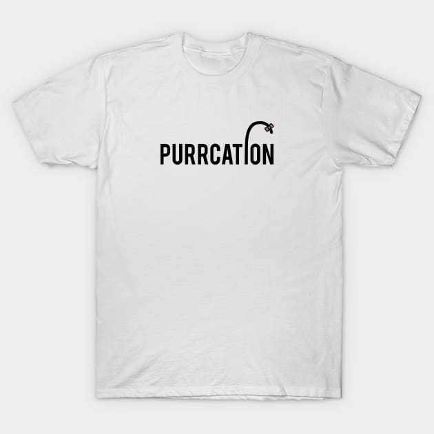 Purrcation Purr on Vacation T-Shirt by notami